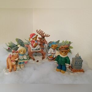 3 Christmas Cherished Teddies